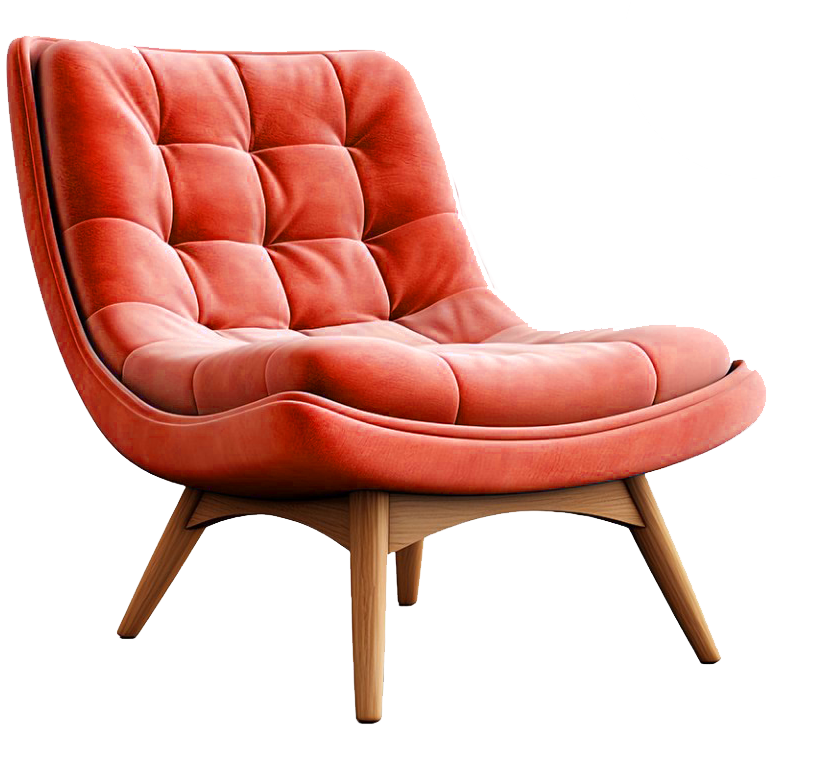 lounge tufted chair 1